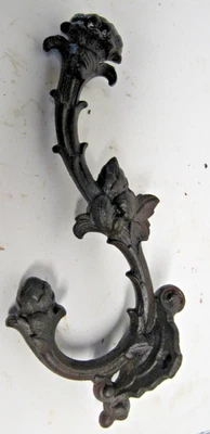 ANCIENNE PATERE EN FONTE PORTE MANTEAU-PORTE  CHAPEAU-XIXè -TBE - Photo 1/2