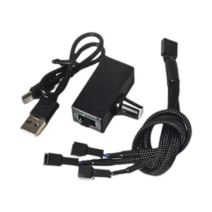 PWM-Drehzahlregler, 12 V, 4-Poliger PWM-Lüfterregler, USB-Typ-C-Stromversor8410 - Bild 1 von 9