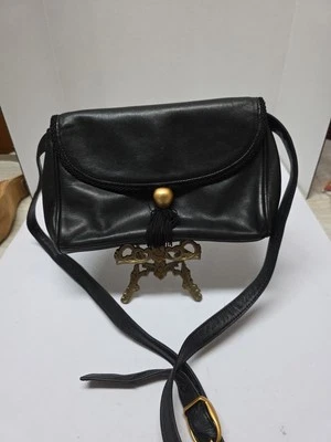 Bolso de mano/borla del hombro vintage años 80 ETIENNE AIGNER mediano de cuero suave Foto 1 de 4