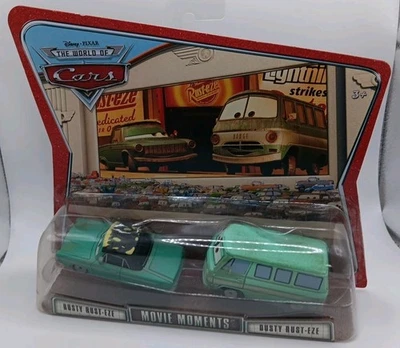 2007 Disney Pixar the World of Cars Rusty and Dusty Rust-Eze Movie Moments - Image 1 of 4