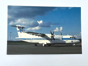 Aviation Airline Postcard FINNAIR ATR-42 - Picture 1 of 3