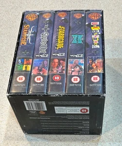 WCW Pay Per View Collection VHS Box Set (UK 2000) -- Set #1 + Set #2 -- 10 VHS - Picture 1 of 16