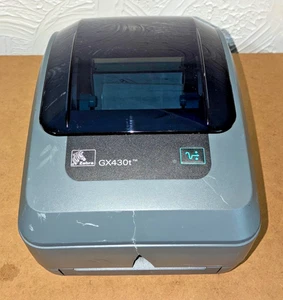 ZEBRA GX430t Label Printer, 300 dpi, USB/Serial/Ethernet, Thermal Transfer - Picture 1 of 13