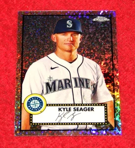 KYLE SEAGER MARINERS 2021 TOPPS CHROME PLATINUM ANNIVERSARY ROSE GOLD /75 KS-356 - Picture 1 of 1