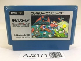 AJ2171 Devil World NES Famicom Japan
