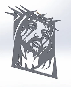 26 DXF file CNC 2 G-CODE Industrial Laser Cut Jesus Church CHRISTIAN Nr.0200 - Picture 1 of 24
