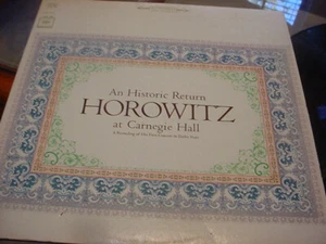 HOROWITZ Historical Return at Carnegie Hall, NM 2 LP Set Columbia 360 Sound 1966 - Bild 1 von 2