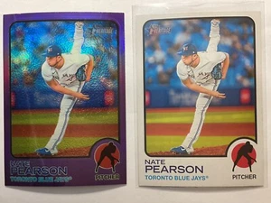 2022 Topps Heritage Purple # 582 Toronto Blue Jays Nate Alexander Peterson - Picture 1 of 2