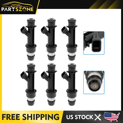 6 inyectores de combustible para GMC Envoy 2003 2004 2003 2004 Isuzu Ascender 4,2 L nuevo Foto 1 de 4