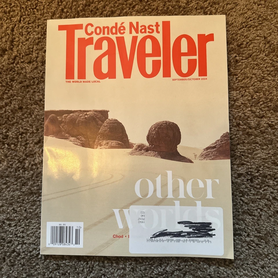 BRAND NEW Conde Nast Traveler Magazine September/October 2024 Other Worlds - Image 1 of 1