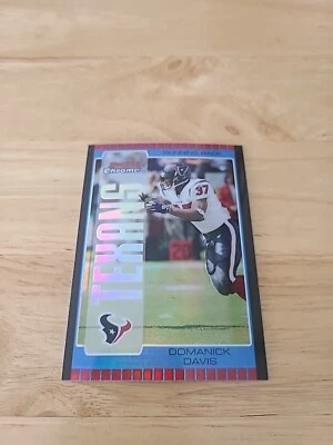 2005 Bowman Chrome #17 Domanick Davis Blue Refractor #rd /250 Broncos $$$ - Image 1 of 3