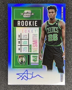 2019-20 Contenders Optic - AARON NESMITH Rookie Ticket - Blue Prizm Auto RC /99 - Picture 1 of 2