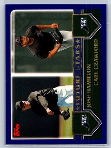 2003 Topps #325 Josh Hamilton / Carl Crawford Tampa Bay Devil Rays