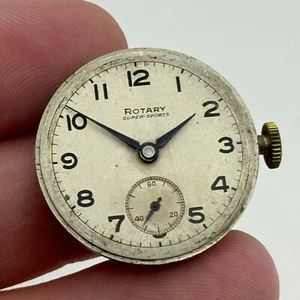 26.8mm Running Rotary Super Sports 4/440 Manual Wind Swiss Watch Movement PARTS - Picture 1 of 19