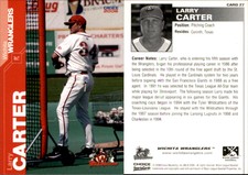 Larry Carter 2006 Choice Wichita Wranglers #27 RC Card *AutographDen*