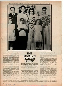 Marilyn Monroe Magazine clipping - McCall's - February 1976 - Picture 1 of 1