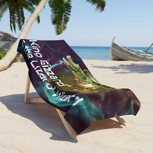 King Gizzard & the Lizard Wizard Towel KGLW Beach Pool Cruise Party Original NEW - Picture 1 of 5