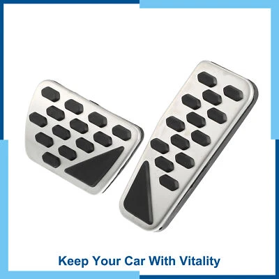 Set(1) Car Gas Brake Pedal Cover Foot Pedals for Jeep Wrangler JL 2018-2023 — 第 1/4 张图片