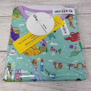 NIB Little Sleepies Disney Princess Dreams Two Piece Short Sleeve Pajama Set Siz - Picture 1 of 3