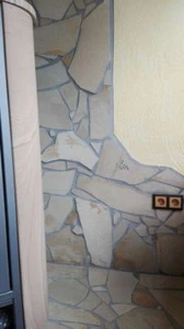 Terrassenplatten Toscana 85m² 8-12mm Polygonal Bodenplatten Wandplatten - Bild 1 von 12