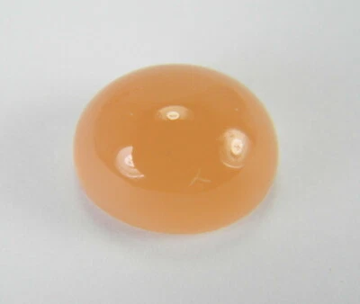 6.21 Carats Natural Orange Moonstone Cabochon Gemstone Oval OMC28 - Image 1 of 4