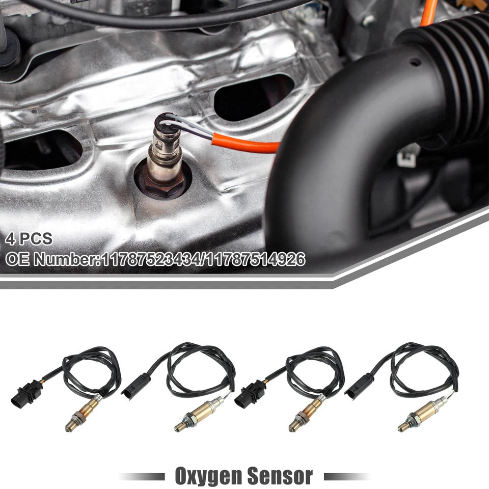 4pcs O2 Oxygen Sensor Upstream Downstream for BMW 325i 3 Series 2003-2005 2.5L - Image 1 of 4