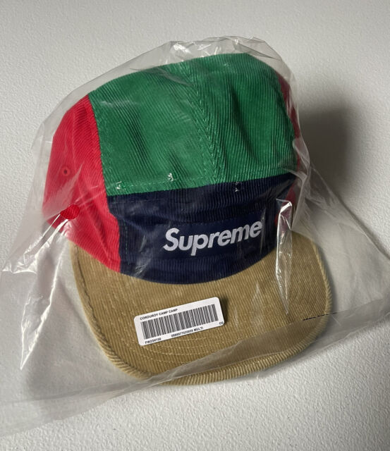 Supreme Velveteen Camp Cap Green One Size F/W 13