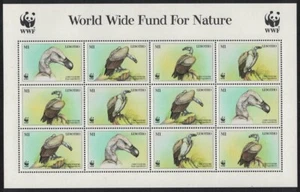 Cape Vulture Birds Sheetlet of 3 sets Lesotho 1998 MNH SG#1378-1381 - Picture 1 of 1