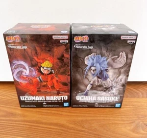 NARUTO Memorable saga Figure Naruto & Sasuke 2SET BANPRESTO New JAPAN FS JPN - Picture 1 of 3