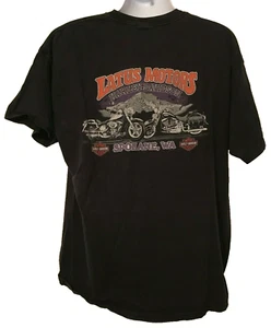 HARLEY DAVIDSON 2002 Spokane WA Latus Motors T-shirt Short Sleeve 2XL Biker - Picture 1 of 6