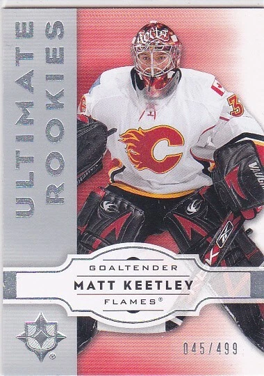 2007-08 Ultimate Collection MATT KEETLEY rookie card #72 - Image 1 of 1