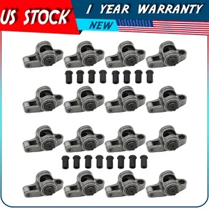 ✔Stainless Steel Roller Rocker Arm for SBC 350 Small Block Chevy 1.5 Ratio 3/8'' - Picture 1 of 24