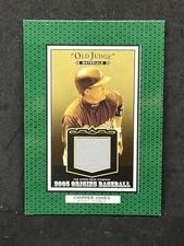 Chipper Jones 2005 UD Origins Old Judge Materials GAME USED Jersey