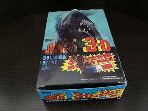 1983 Topps Jaws 3-D 35 / 36 Sealed Wax Packs Box 80s 3 D Glasses Cello Cards 3D