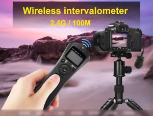 Wireless LCD Timer Remote For Canon 7D 6D 5D 5DII 5DIII 50D 40D 30D 1D 1DX SLR - Picture 1 of 10