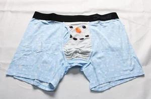 Shinesty Men's Snowman Ball Hammock Pouch Boxer W/ Fly ZG3 The Flurry Large NWT - Picture 1 of 3