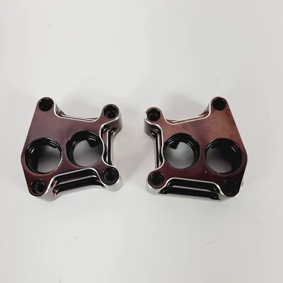 Front Rear Lifter Tappet Block Covers Aluminum For Harley Road Street Glide - Image 1 of 4