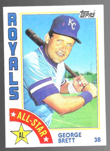 1984 Topps All Star George Brett 399 Kansas City Royals