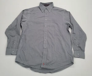 Nordstrom Shirt Mens Size 15.5 Gray Button Up Dress Casual Comfort Stylish - Picture 1 of 8