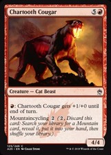 Chartooth Cougar - Foil Masters 25 3x - Near Mint, English MTG Magic