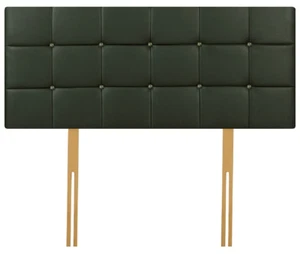 Quality Faux Leather Diamante Headboard, All Sizes & Colours Available - Picture 1 of 1