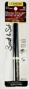 New L'Oreal Paris 460 Clear Boost & Set Volumizing Brow Mascara - Picture 1 of 5