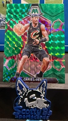 2023-24 Panini Mosaic - Caris LeVert #46 Green Mosaic Prizm - Cavaliers - Image 1 of 2