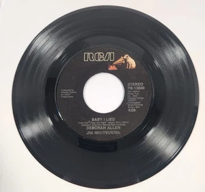 Deborah Allen - Baby I Lied & Time Is Taking You Away From Me - 45- RCA PB-13600 - Imagen 1 de 2