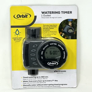 Orbit Watering Timer Digital Watering 1 Outlet Programmable Electronic Batteries - Picture 1 of 2