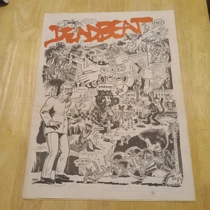 Deadbeat 9 October 1988 Fold Over Newsprint Spain Rodriguez S Clay Wilson SC VG+ - Imagen 1 de 7
