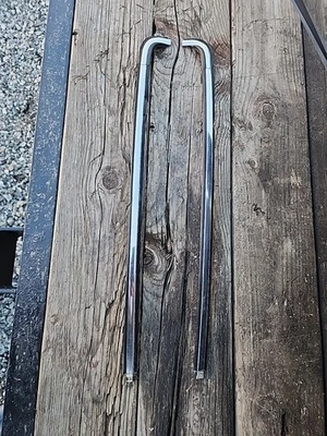 Toyota Pickup 1989-1995 OEM moldura de parabrisas lateral cromada Foto 1 de 4