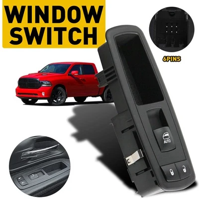 Window & Door Lock Switch for Dodge Ram 1500 2500 3500 2014 2015 Front Right - Imagem 1 de 4