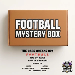 The Card Breaks NFL Mystery Box (1 Graded Card Guaranteed) + More - Picture 1 of 5