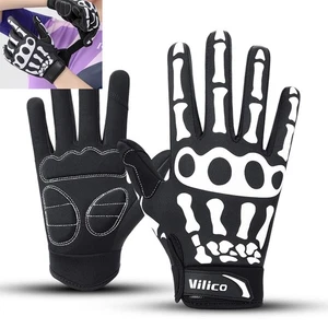 Guantes de motocicleta con pantalla táctil para invierno guantes de calavera guantes deportivos al aire libre cálidos - Imagen 1 de 11